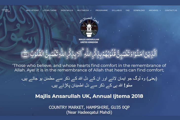 Majlis Ansarullah UK National Ijtema